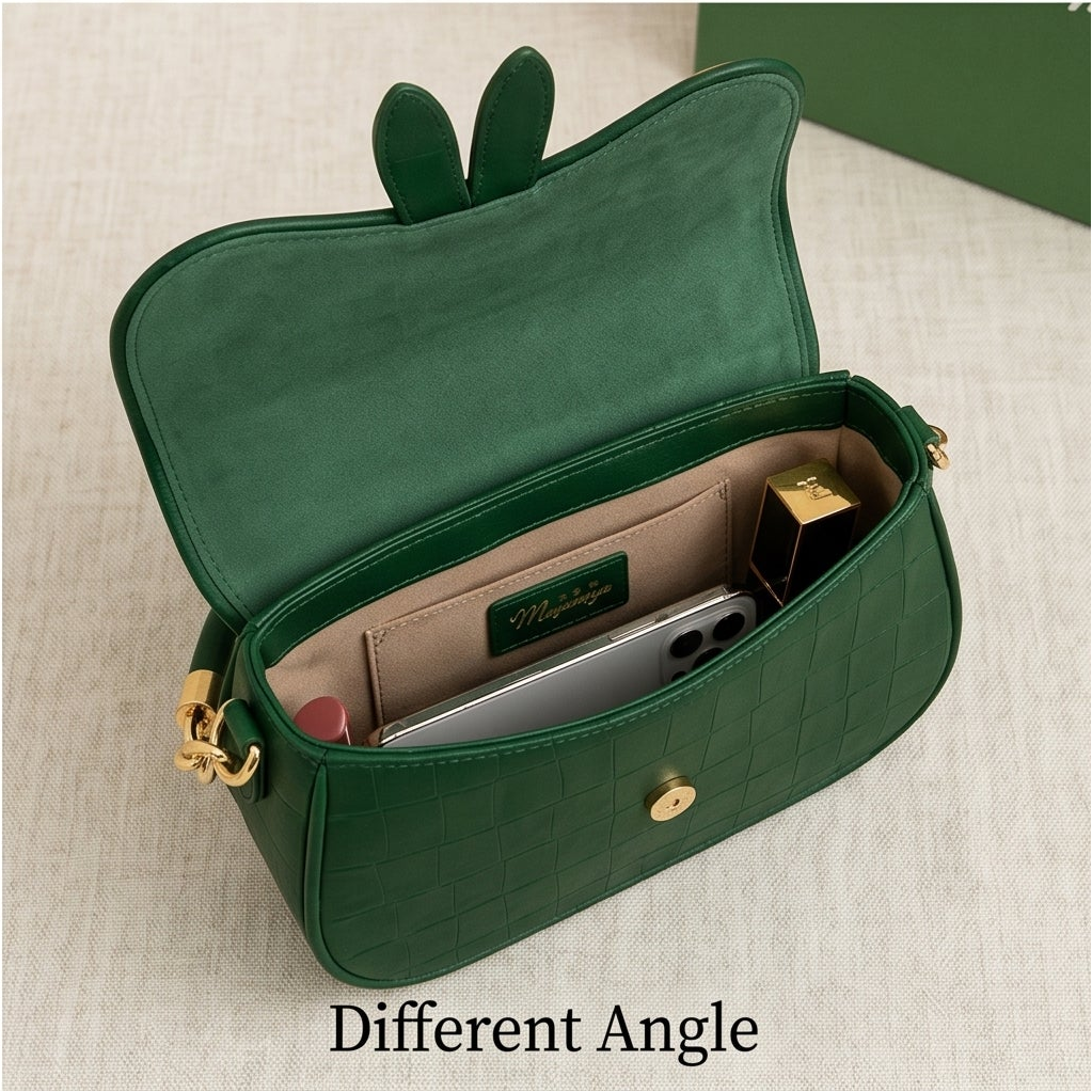 Textured Flap Bag