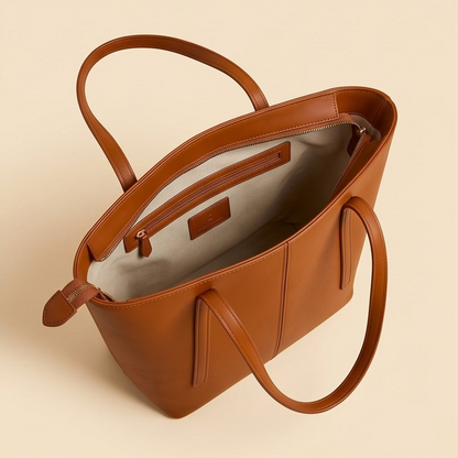 Classic Leather Tote Bag