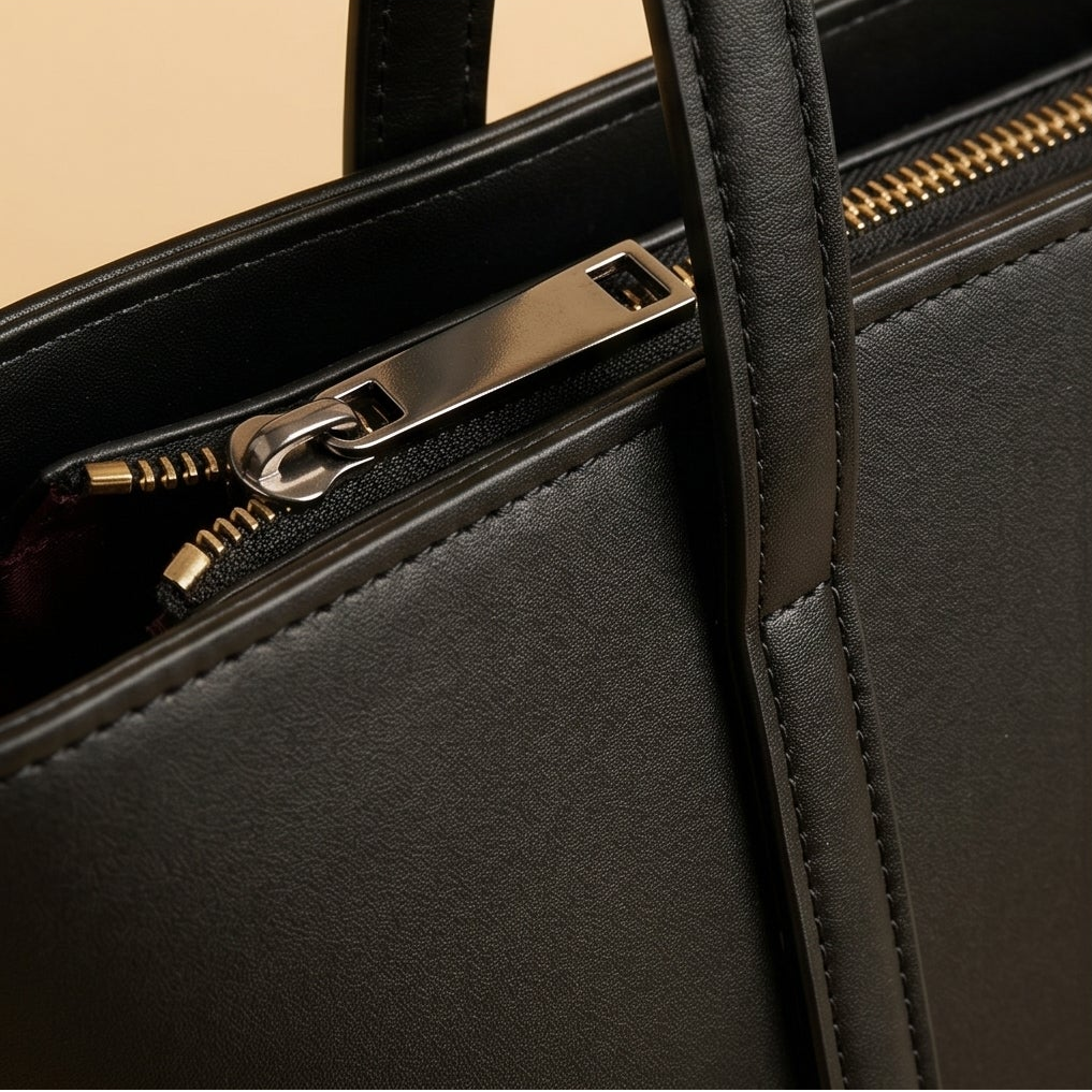 Classic Leather Tote Bag