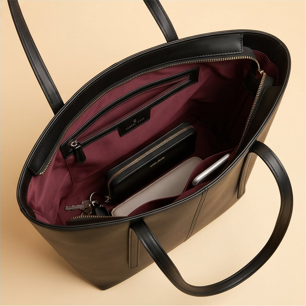 Classic Leather Tote Bag