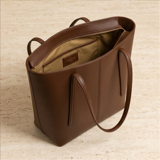 Classic Leather Tote Bag