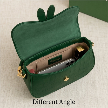 Textured Flap Bag