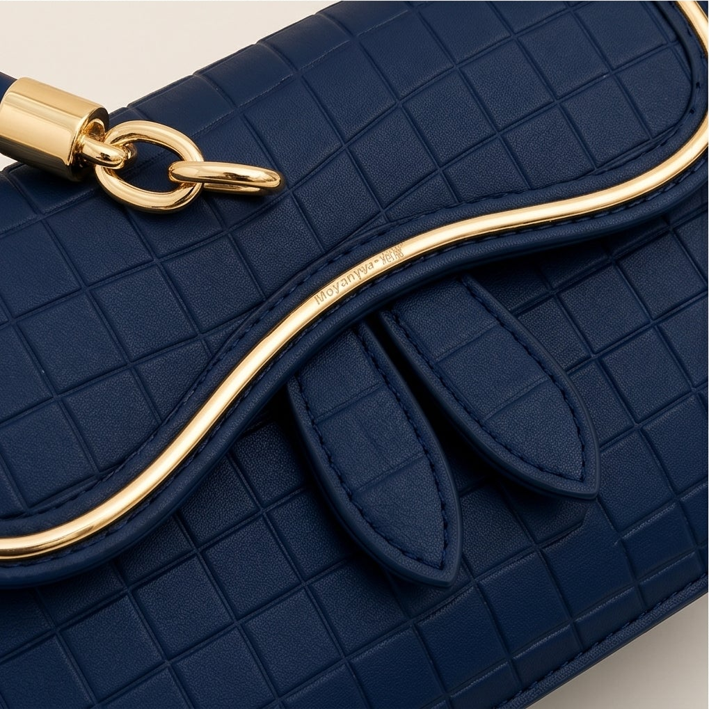 Textured Flap Bag