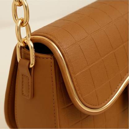 Textured Flap Bag