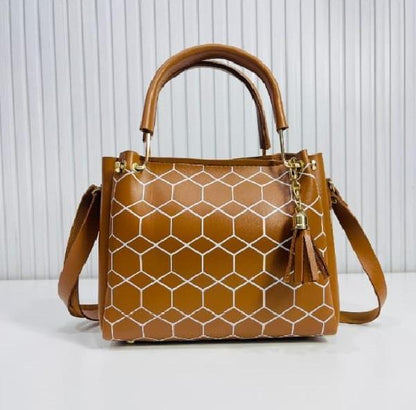 Women's PU Leather Printed Shoulder Bag