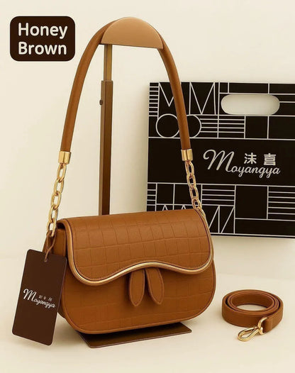 Textured Flap Bag