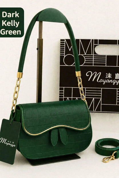 Textured Flap Bag