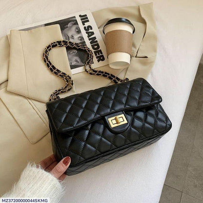 Girl's PU Leather Embroidered Hand Bag
